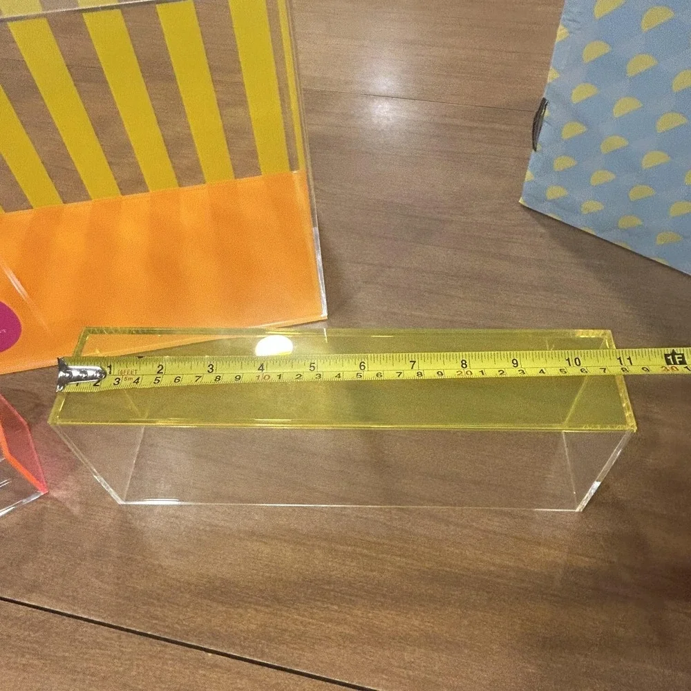 Drunk Elephant Acrylic Display Box Riser Set Multi-Color Organizer Decor Storage